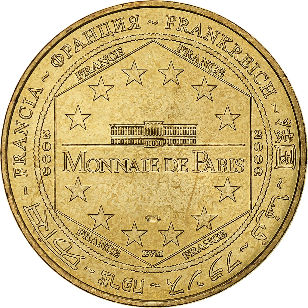 France, Tourist token, Musée EDF de Mulhouse, 2009, MDP, Nordic gold, MS(63)