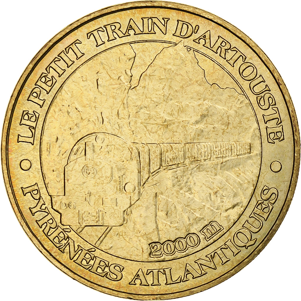 France, Tourist token, Petit train d'Artouste, 2008, MDP, Nordic gold, MS(63)