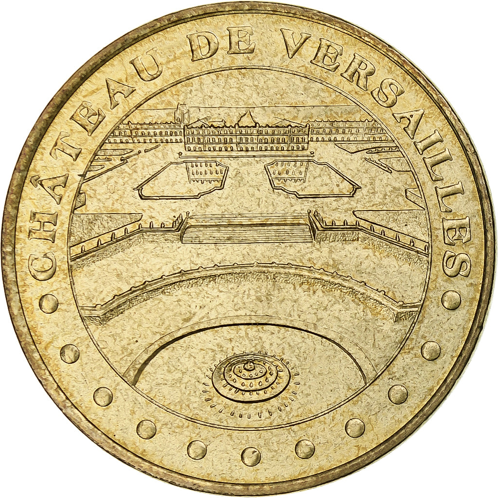 France, Tourist token, Château de Versailles, 2005, MDP, Nordic gold, MS(63)