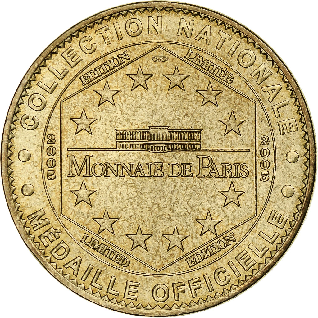 France, Tourist token, Château de Versailles, 2005, MDP, Nordic gold, MS(63)