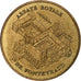 France, Tourist token, Abbaye Royale de Fontevraud, 2003, MDP, Nordic gold