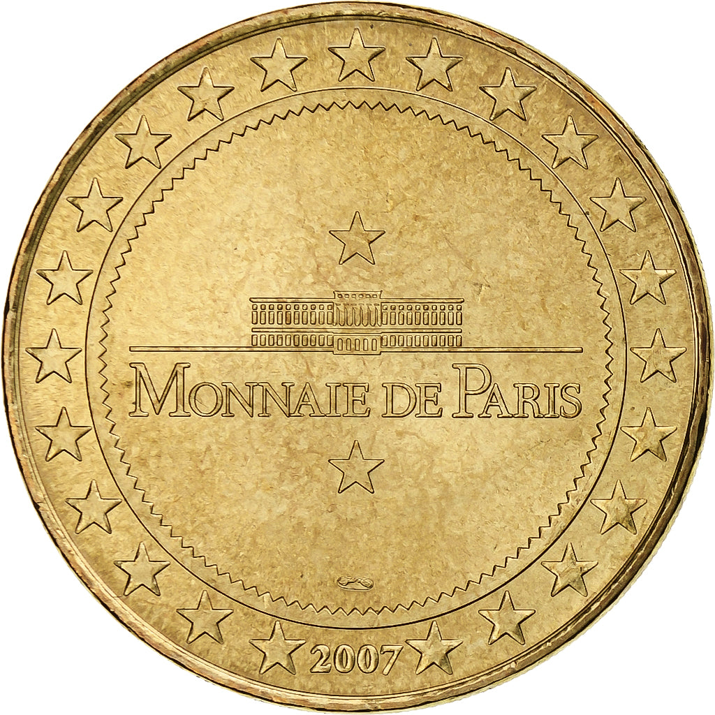 France, Tourist token, Les loups du Gévaudan, 2007, MDP, Nordic gold, MS(63)