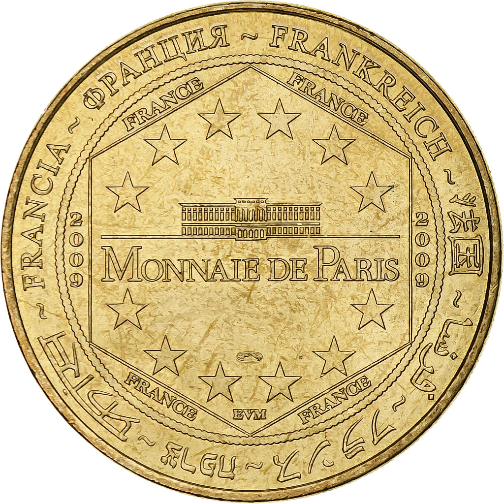 France, Tourist token, 40 ans du premier pas sur la Lune, 2009, MDP