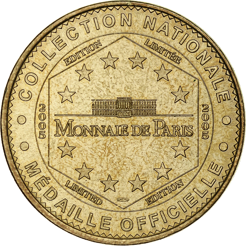 France, Jeton touristique, Sous-marin Argonaute, 2005, MDP, Or nordique, SUP