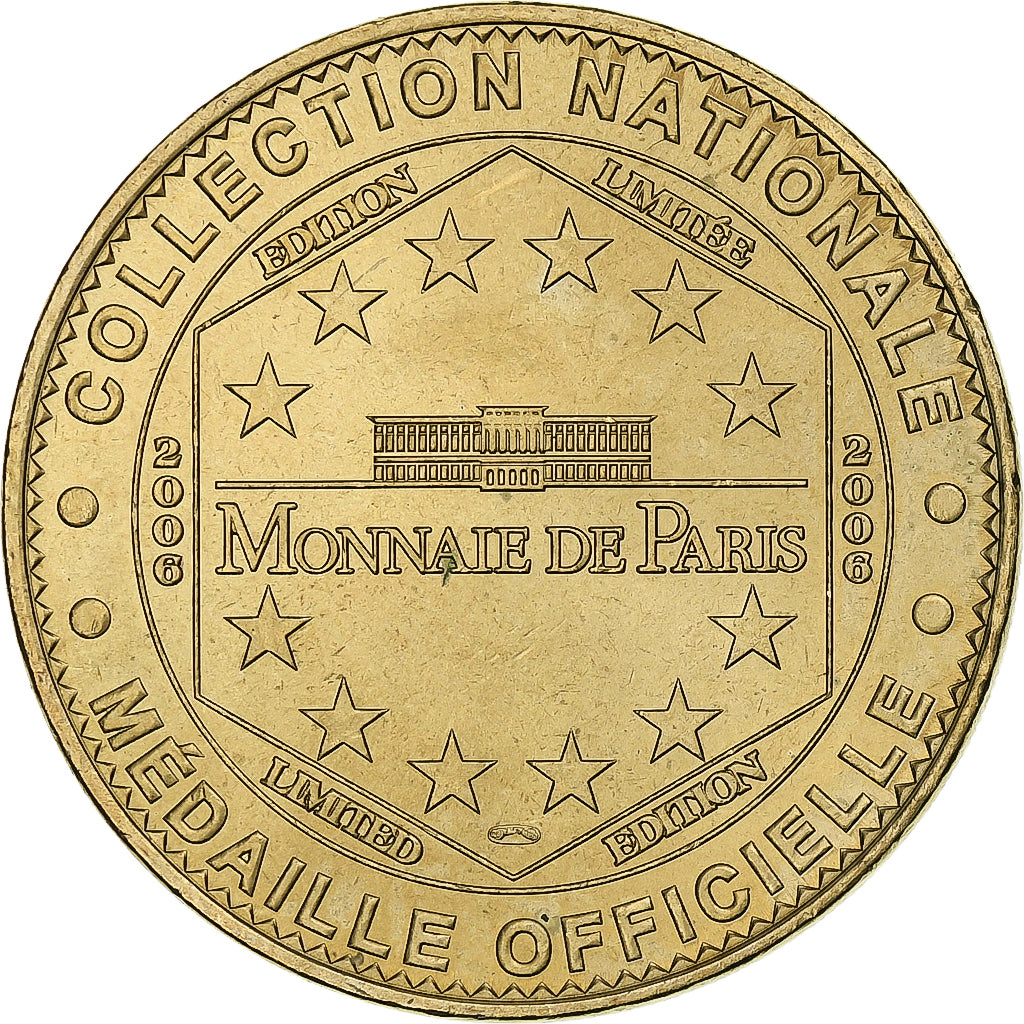 France, Tourist token, La Géode de Paris, 2006, MDP, Nordic gold, MS(63)