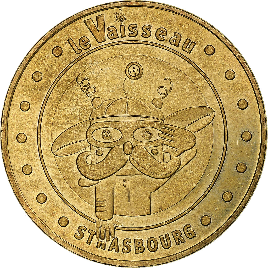 France, Tourist token, Le Vaisseau, Strasbourg, 2006, MDP, Nordic gold, MS(63)