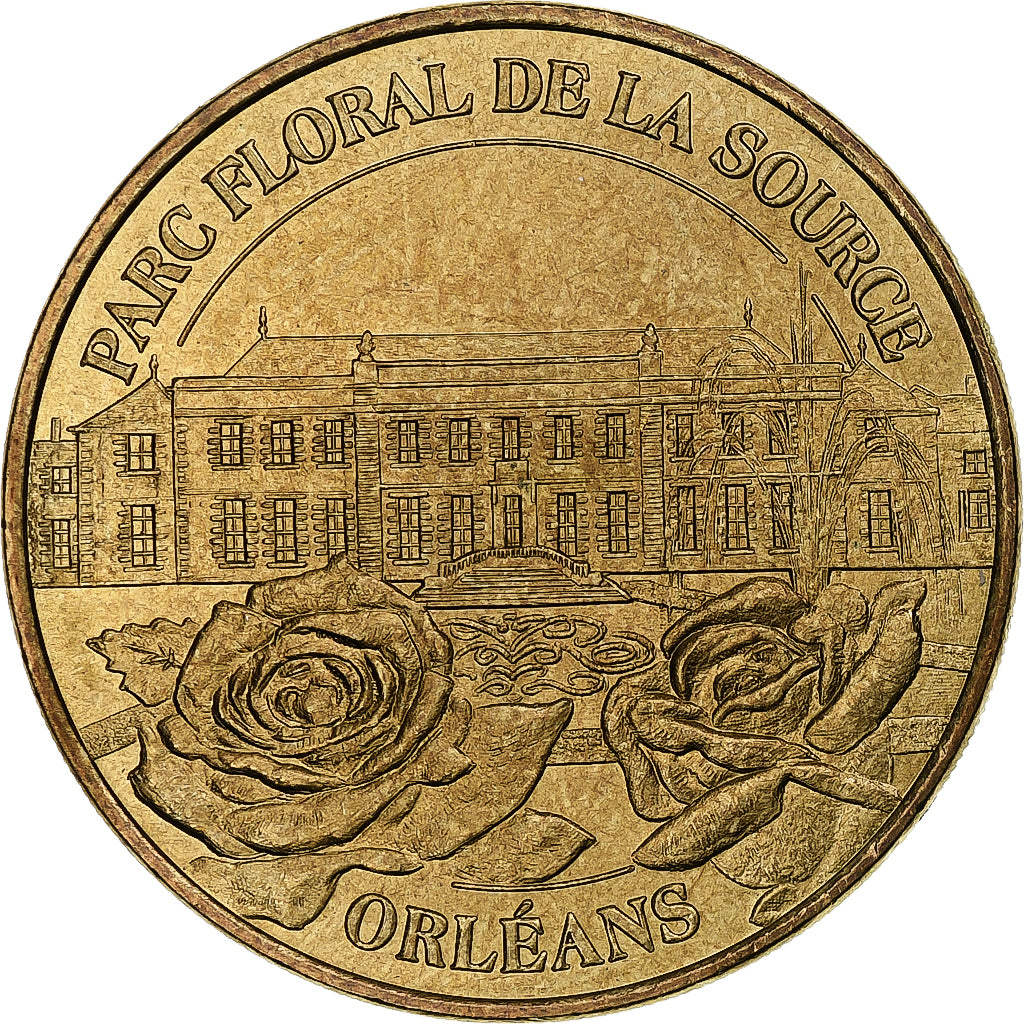 France, Tourist token, Parc floral de la Source, Orléans, 2003, MDP, Nordic