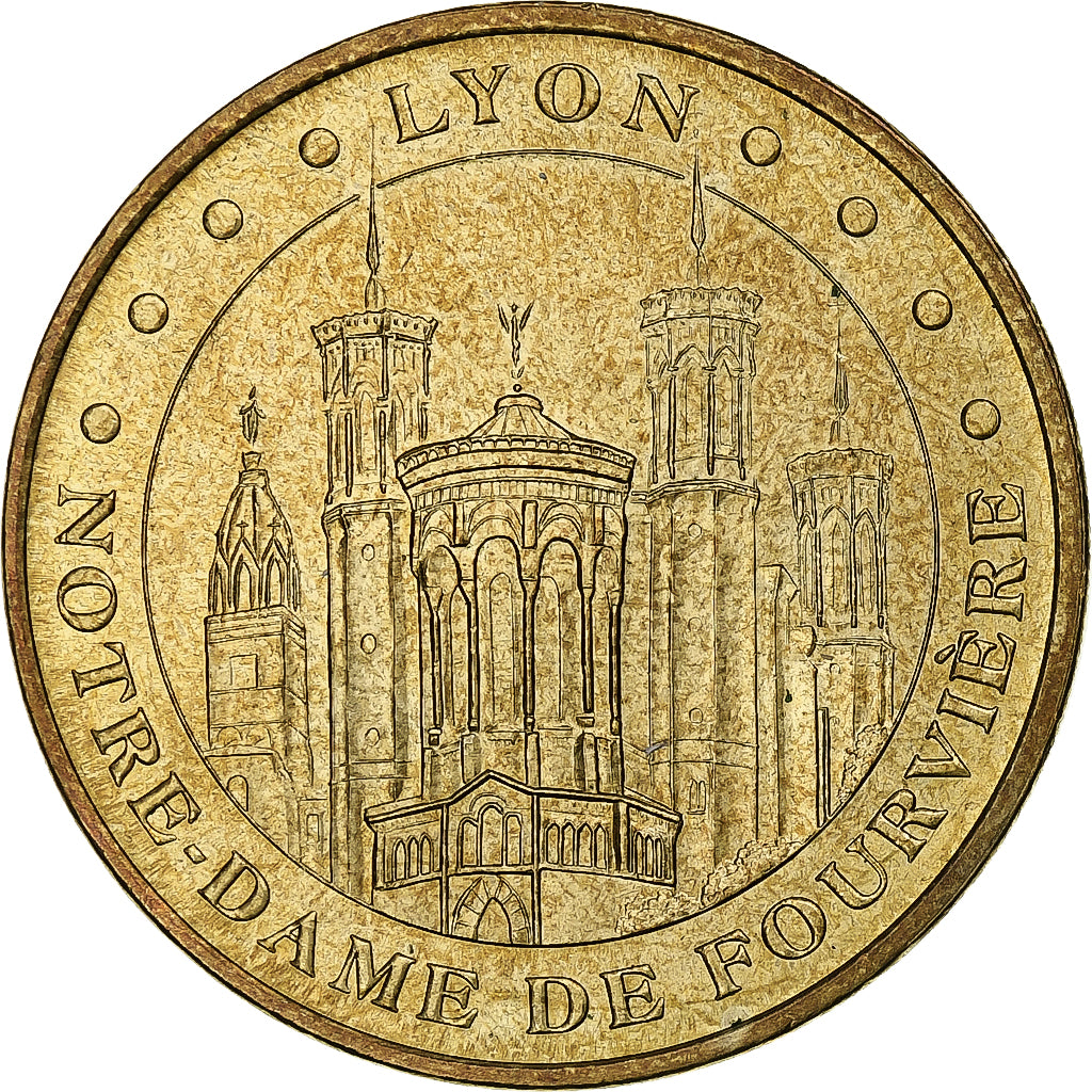 France, Tourist token, Notre Dame de Fourvière, 2005, MDP, Nordic gold