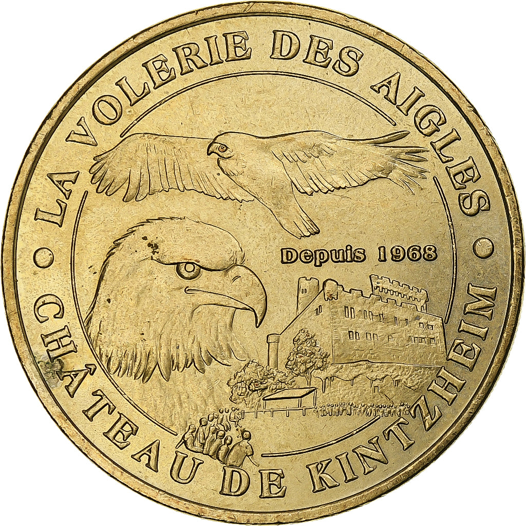 France, Tourist token, Château de Kintzhem, volerie des aigles, 2005, MDP