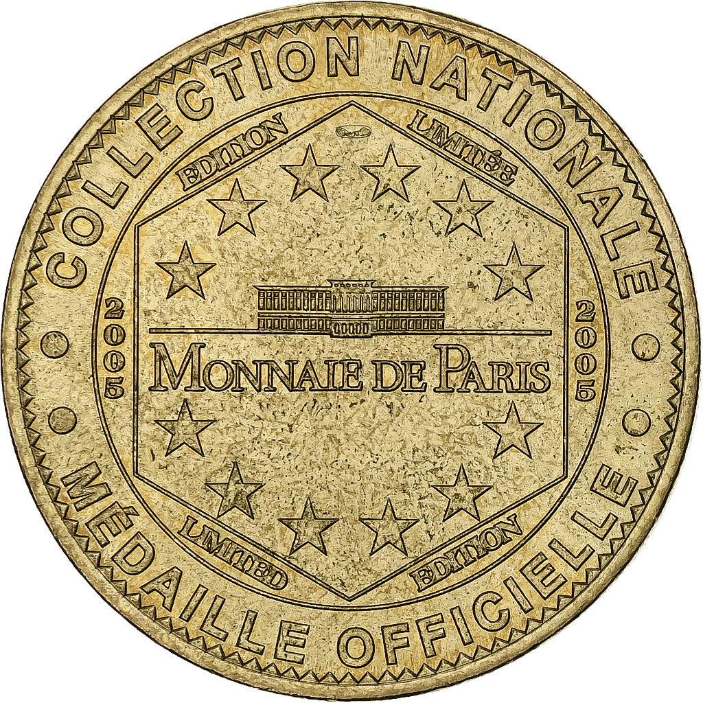 France, Tourist token, Musée de Tautavel, 2005, MDP, Nordic gold, AU(55-58)