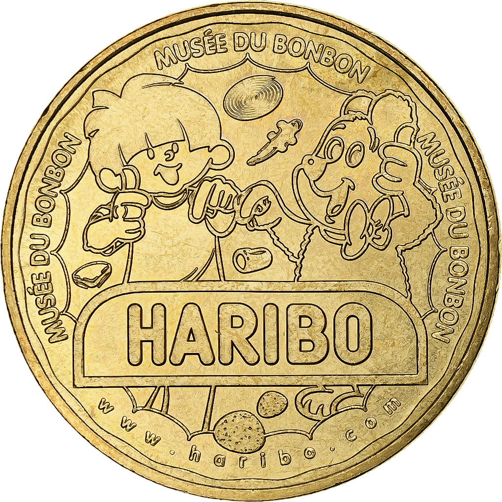 France, Jeton touristique, Haribo, musée du bonbon, 2009, MDP, Or nordique