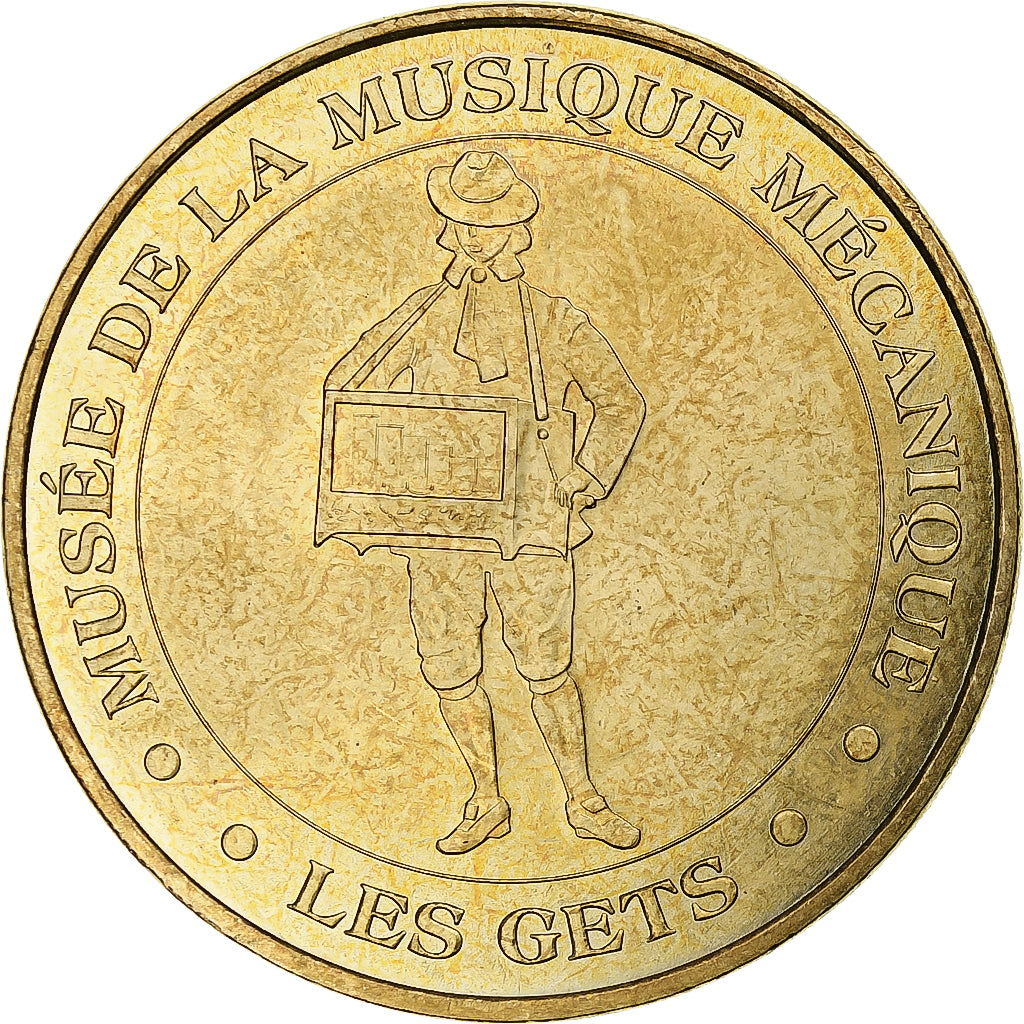 France, Tourist token, Musée de la musique mécanique, 2009, MDP, Nordic gold