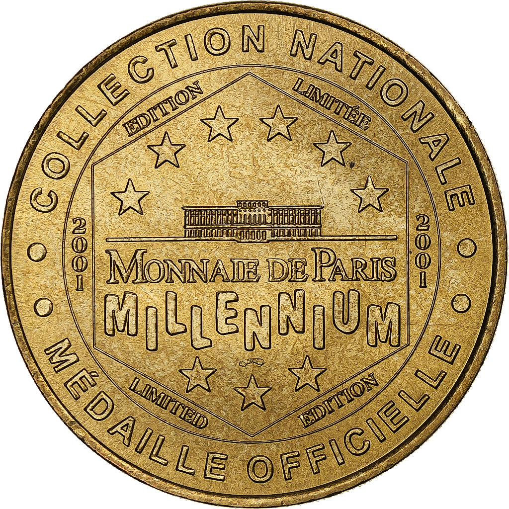 France, Tourist token, Château des ducs de Bretagne, 2001, MDP, Nordic gold