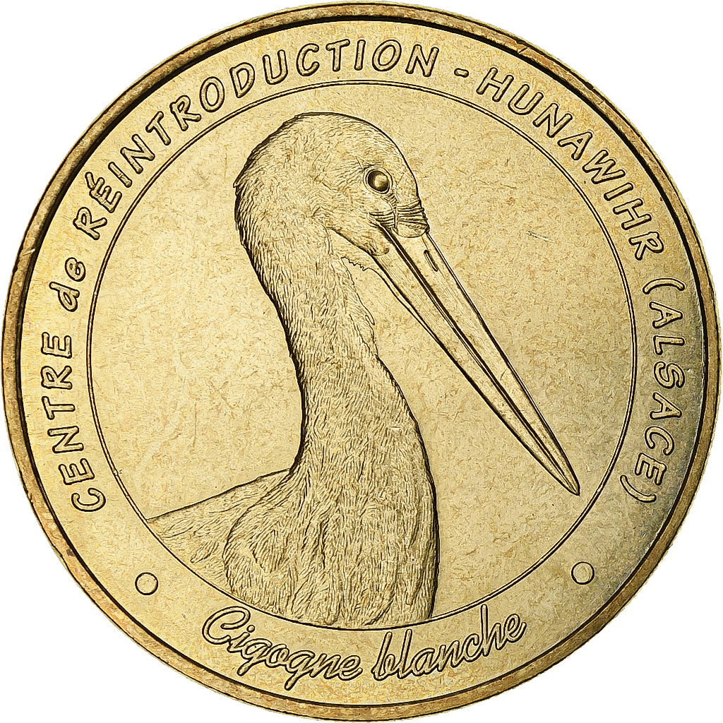 France, Tourist token, Centre de réintroduction d'Hunawihr, 2008, MDP, Nordic