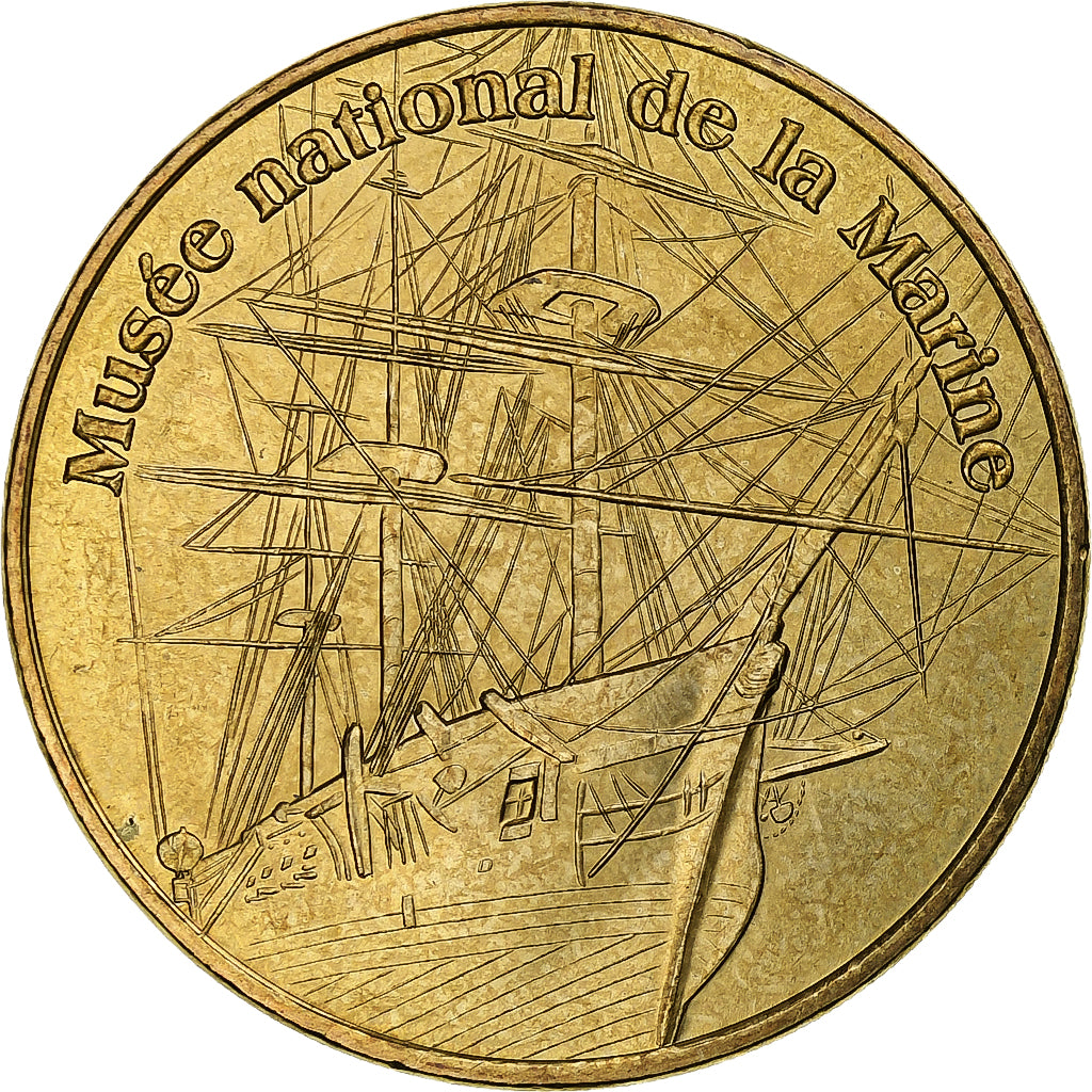 France, Tourist token, Musée National de la Marine, 2007, MDP, Nordic gold