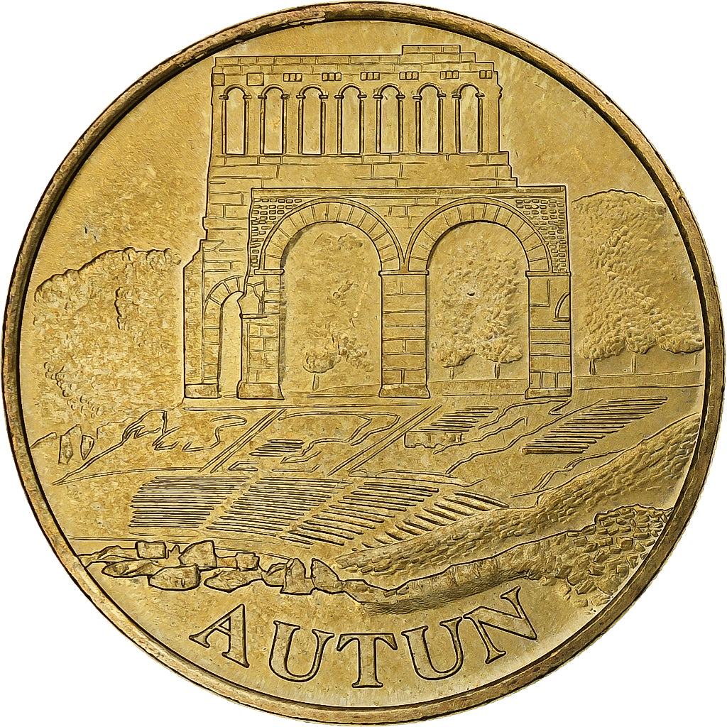 France, Tourist token, Autun, 2007, MDP, Nordic gold, MS(63)
