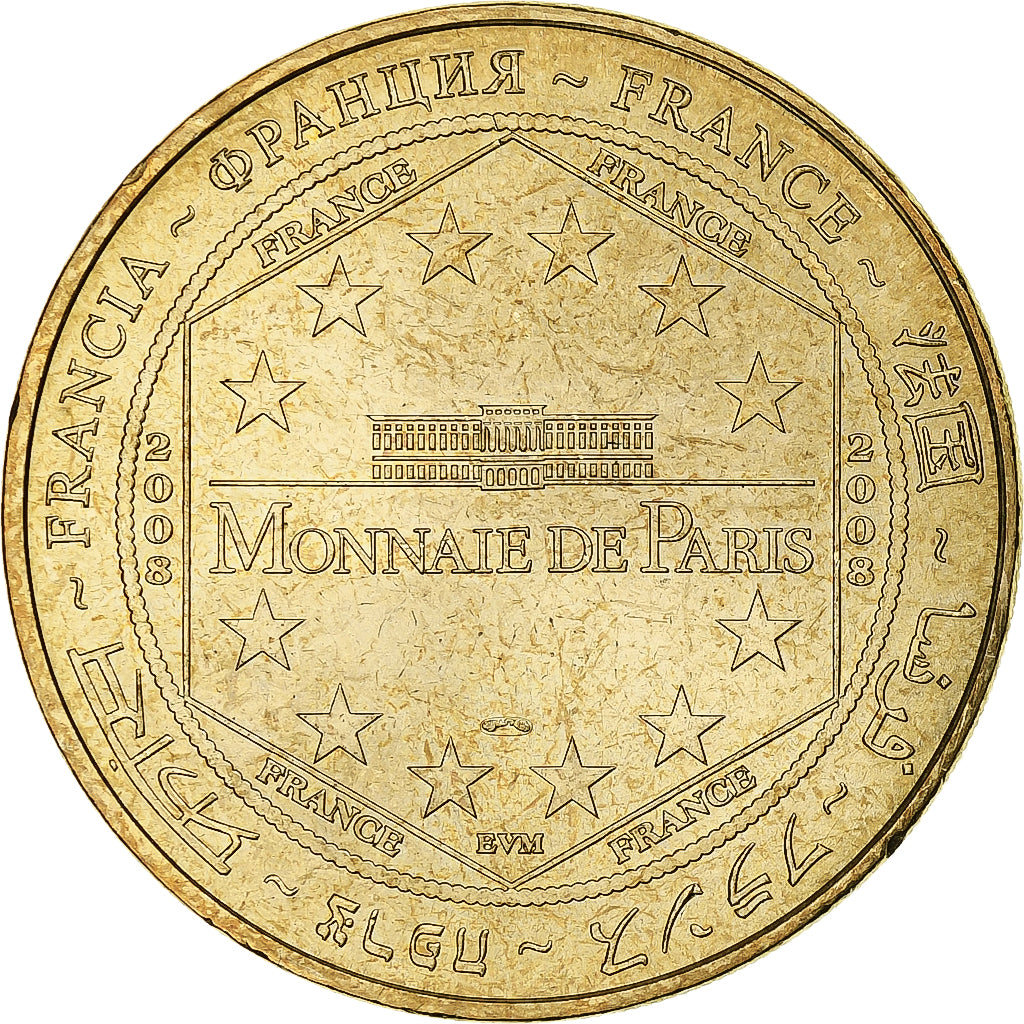 Frankreich, Tourist token, Musée de la mer, Biarritz, 2008, MDP, Nordic gold