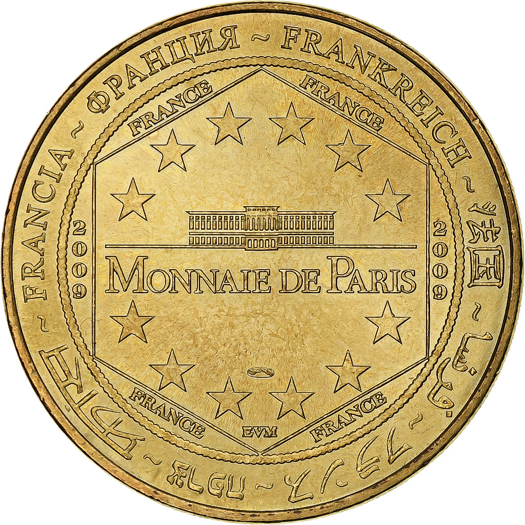 France, Tourist token, Abbaye de Cluny, 2009, MDP, Nordic gold, MS(63)