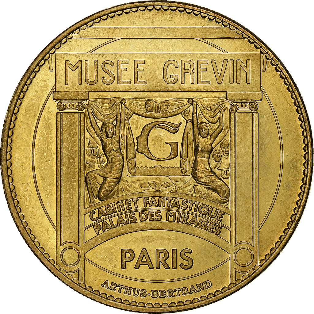 Frankreich, Tourist token, Musée Grévin, Lorie, Arthus-Bertrand, Nordic gold