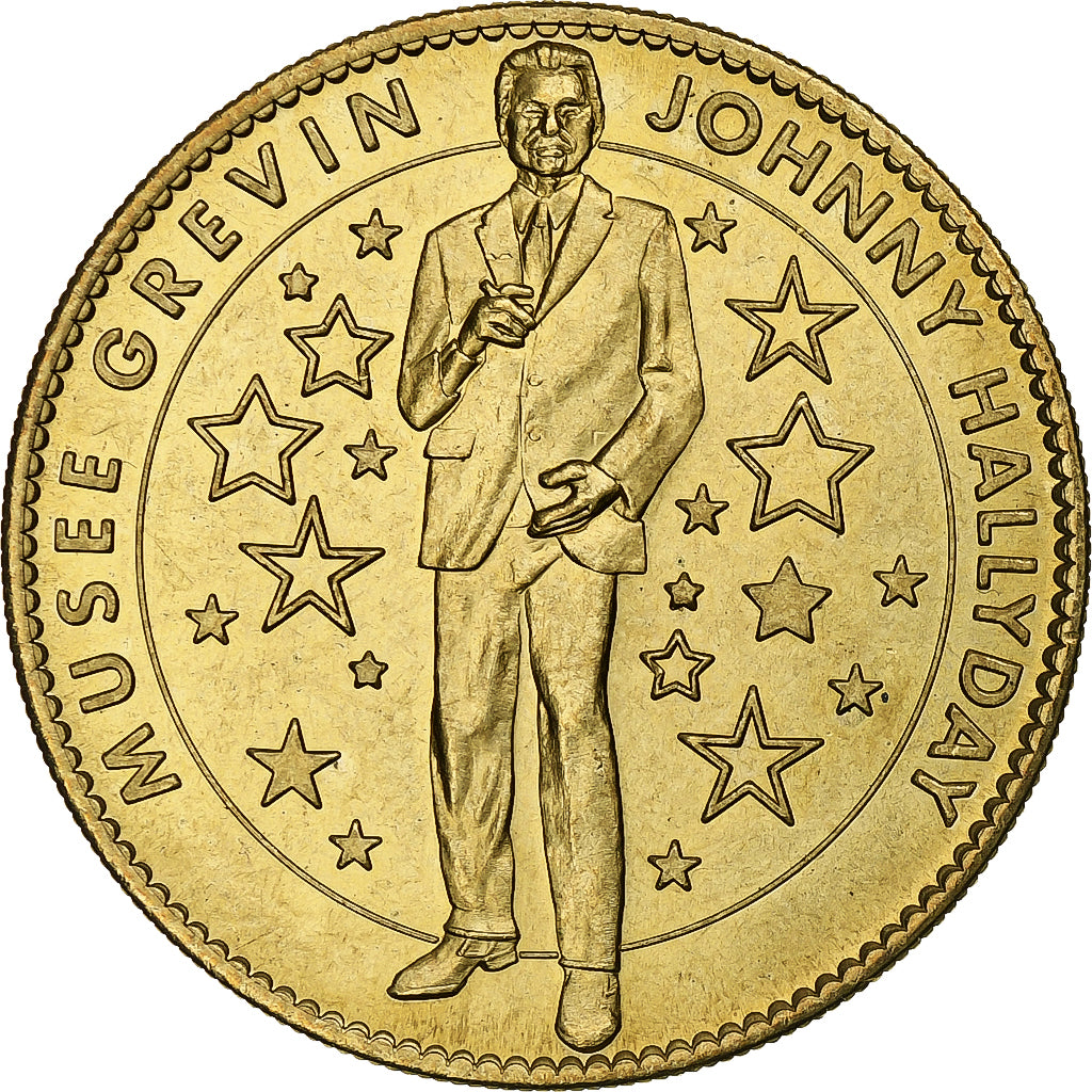 Francia, Tourist token, Musée Grévin, Johnny Hallyday, Arthus-Bertrand, Nordic