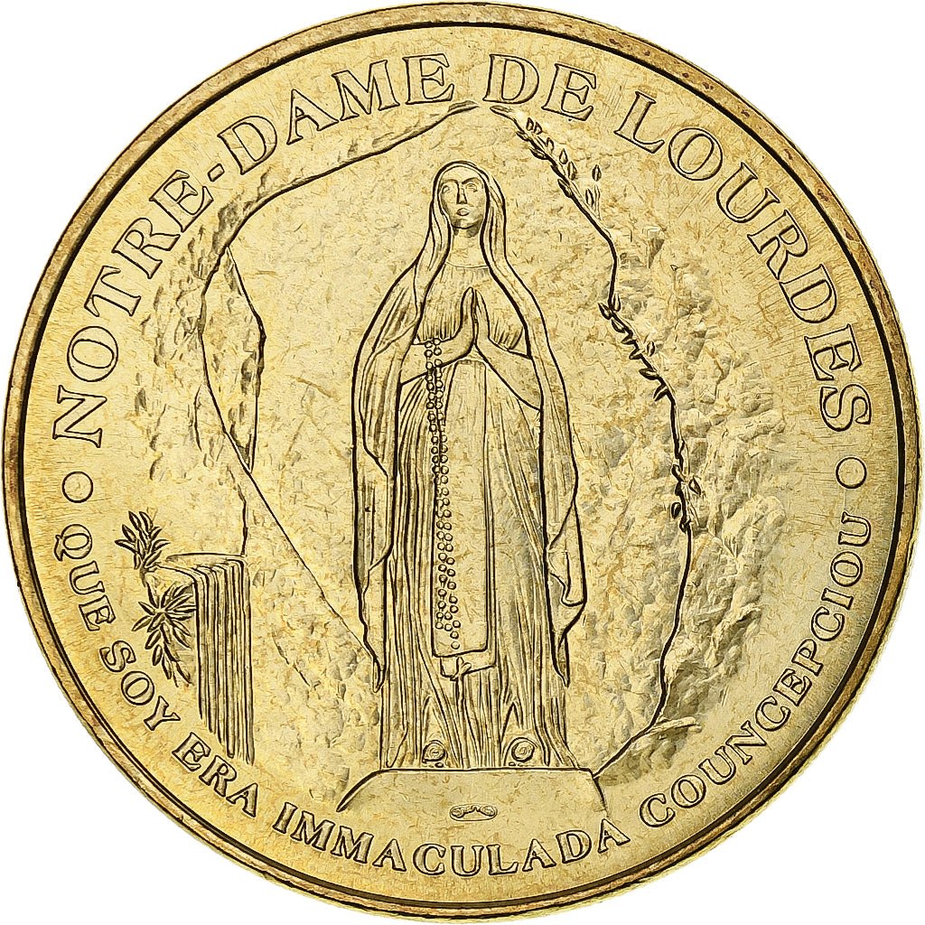 Francia, Tourist token, Lourdes, Le chemin de Bernadette, 2009, Nordic gold, SC