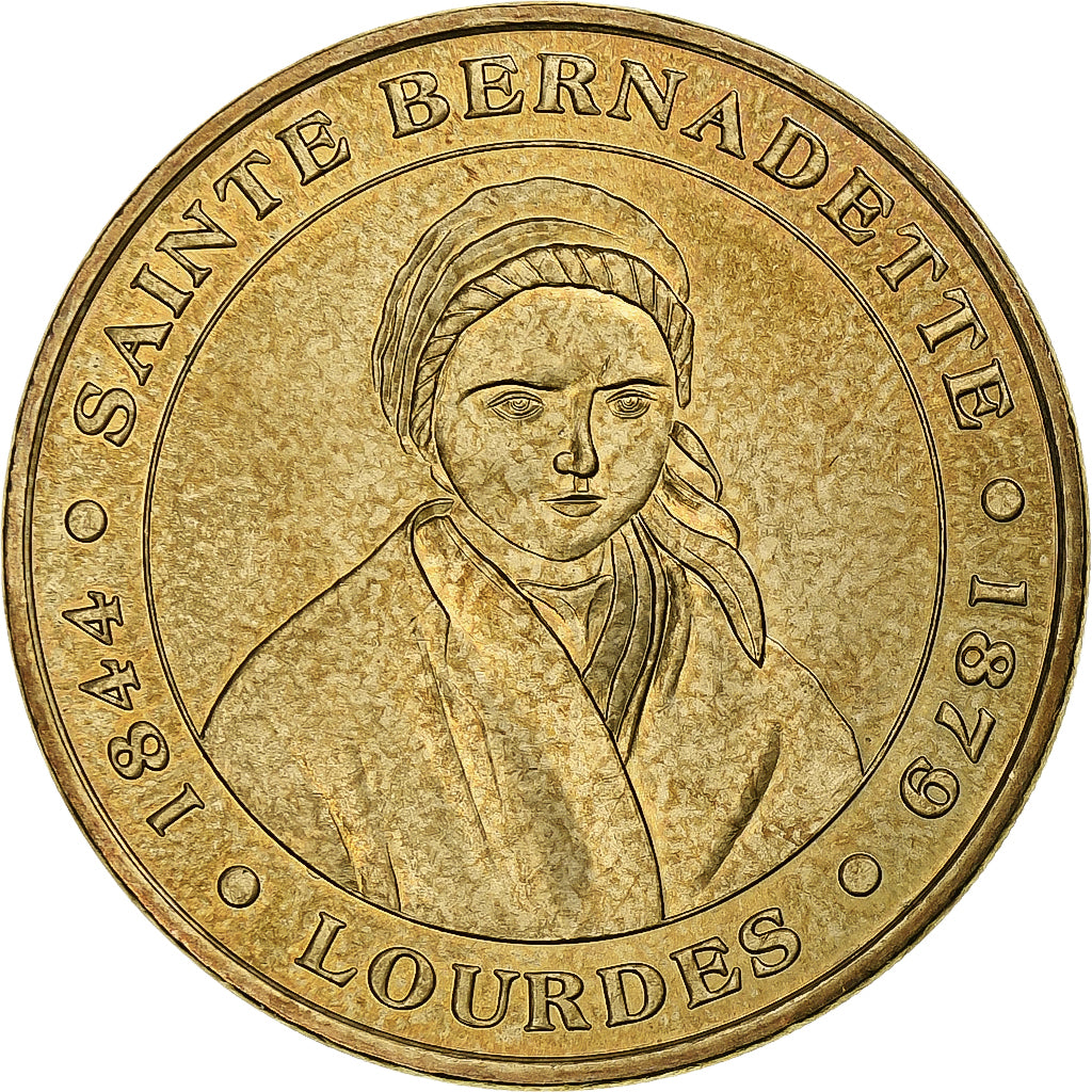 Frankreich, Tourist token, Lourdes, sainte Bernadette, Nordic gold, UNZ