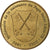France, Tourist token, Léon IX, le pape Alsacien, 2002, Nordic gold, MS(63)