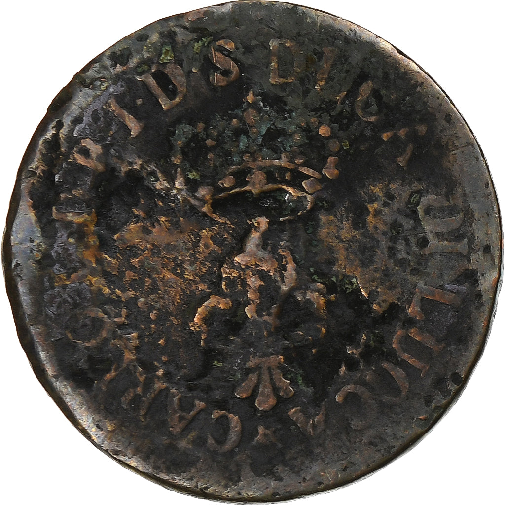 Republic of Lucca, Carlo Ludovico I, Soldo, 1826, Lucques, Copper