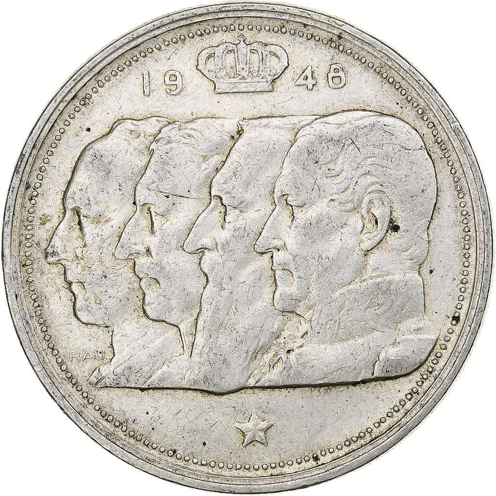 Belgium, Régence Prince Charles, 100 Francs, 1948, Brussels, Silver, EF(40-45)