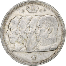 Belgium, Régence Prince Charles, 100 Frank, 1948, Brussels, Silver, EF(40-45)