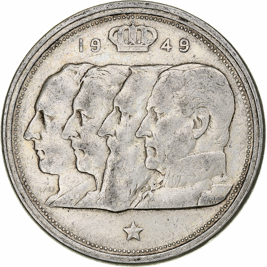 Belgium, Régence Prince Charles, 100 Frank, 1949, Brussels, Silver, EF(40-45)