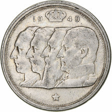Belgium, Régence Prince Charles, 100 Frank, 1949, Brussels, Silver, EF(40-45)
