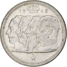 Belgique, Régence Prince Charles, 100 Frank, 1949, Bruxelles, Argent, TTB