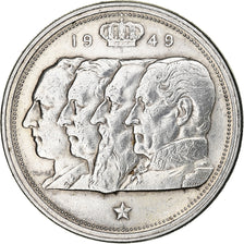 Belgium, Régence Prince Charles, 100 Frank, 1949, Brussels, Silver, EF(40-45)