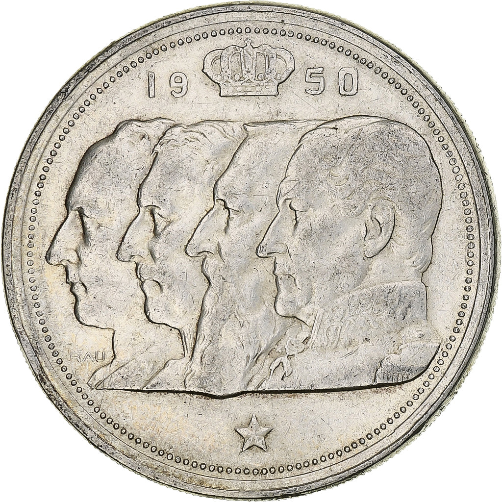 Belgium, Régence Prince Charles, 100 Francs, 1950, Brussels, Silver, EF(40-45)