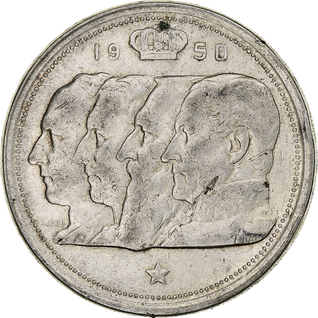 Belgium, Régence Prince Charles, 100 Francs, 1950, Brussels, Silver, EF(40-45)