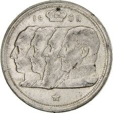 Belgium, Régence Prince Charles, 100 Francs, 1950, Brussels, Silver, EF(40-45)