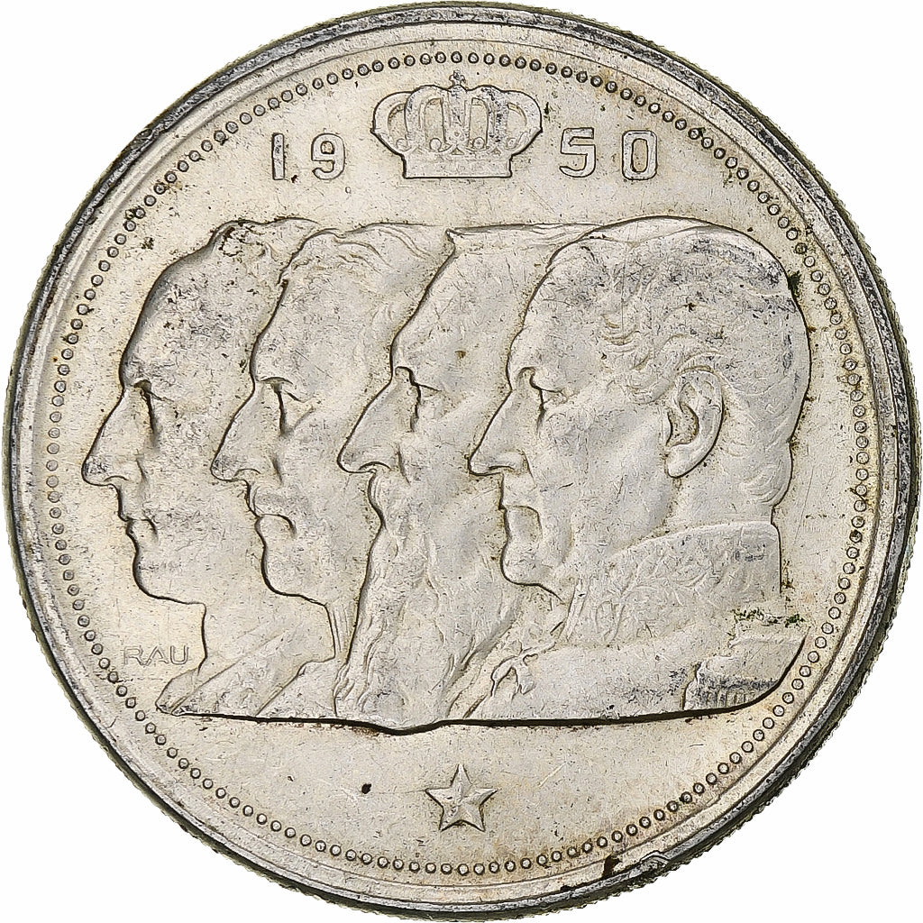 Belgique, Régence Prince Charles, 100 Francs, 1950, Bruxelles, Argent, TTB