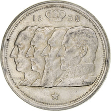 Belgium, Régence Prince Charles, 100 Francs, 1950, Brussels, Silver, EF(40-45)