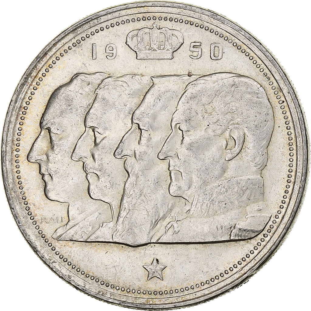 Belgium, Régence Prince Charles, 100 Francs, 1950, Brussels, Silver, EF(40-45)