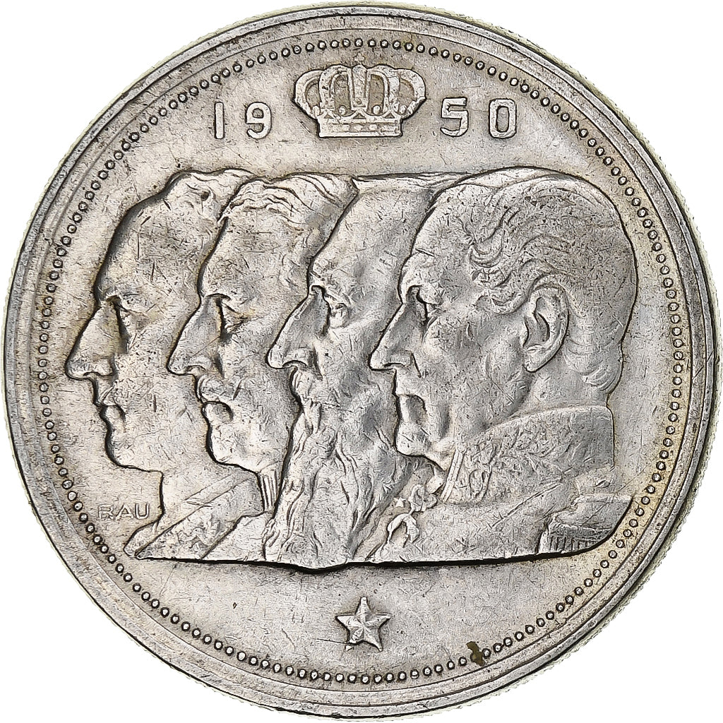 Belgium, Régence Prince Charles, 100 Francs, 1950, Brussels, Silver, EF(40-45)