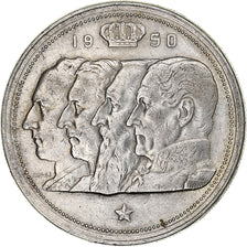Belgium, Régence Prince Charles, 100 Francs, 1950, Brussels, Silver, EF(40-45)
