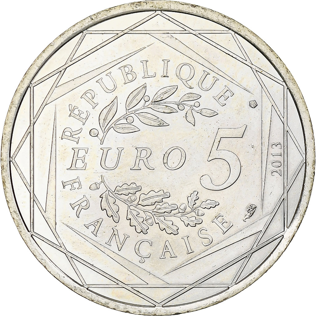France, 5 Euro, Liberté, 2013, Monnaie de Paris, Silver, MS(63), KM:1758