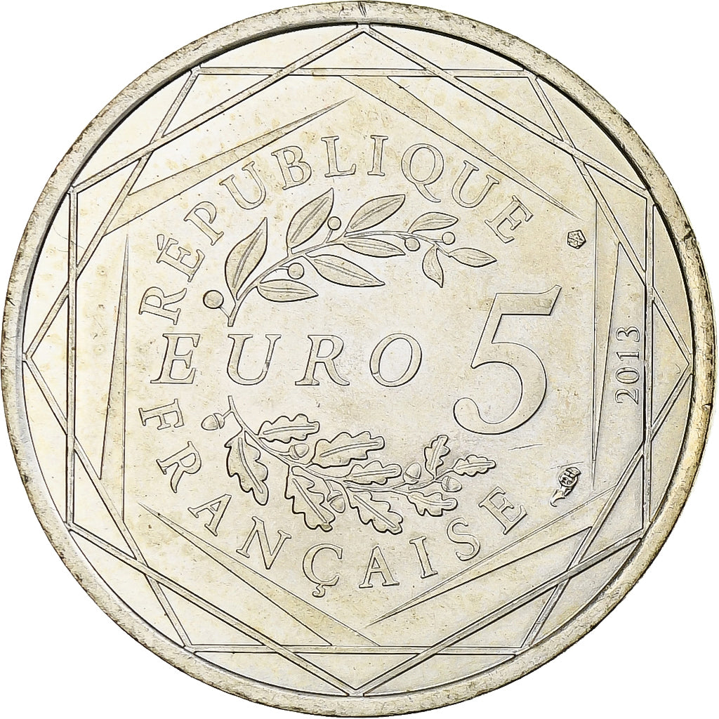France, 5 Euro, Egalité, 2013, Monnaie de Paris, Silver, MS(63), KM:1759