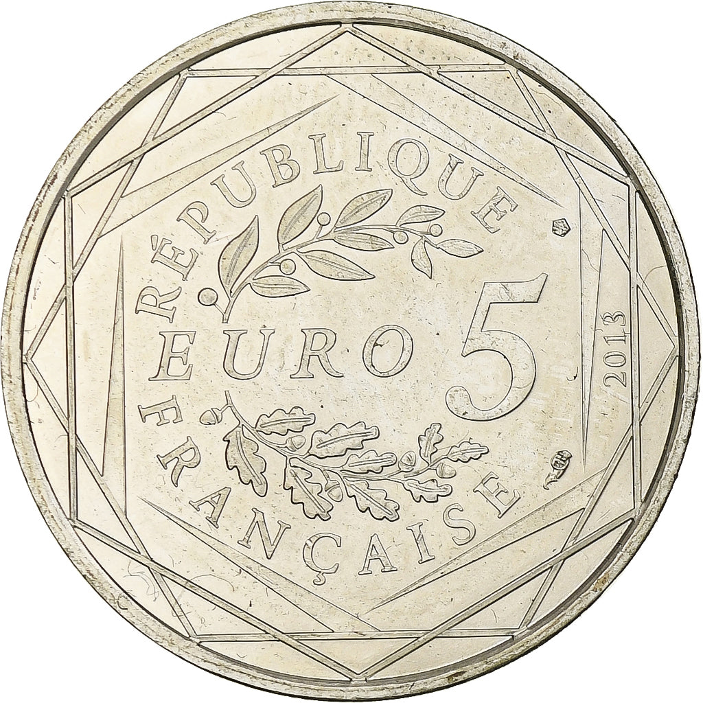 France, 5 Euro, Fraternité, 2013, Monnaie de Paris, Silver, MS(63)