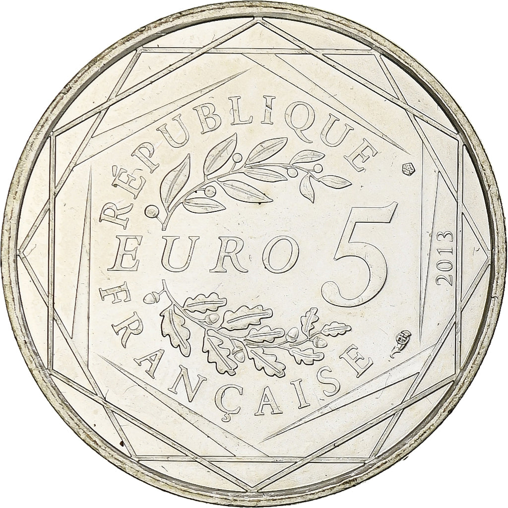France, 5 Euro, Fraternité, 2013, Monnaie de Paris, Silver, MS(63)