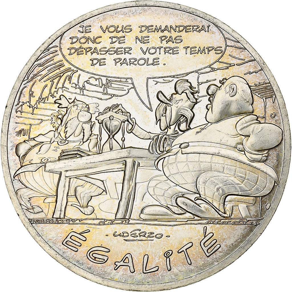 France, 10 Euro, Égalité Le cadeau de César, 2015, Monnaie de Paris, Silver
