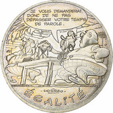 Francja, 10 Euro, Égalité Le cadeau de César, 2015, Monnaie de Paris, Srebro