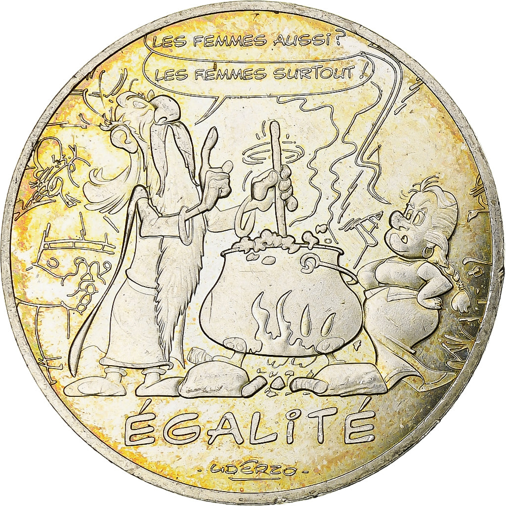 France, 10 Euro, Égalité Le devin, 2015, Monnaie de Paris, Silver, MS(63)