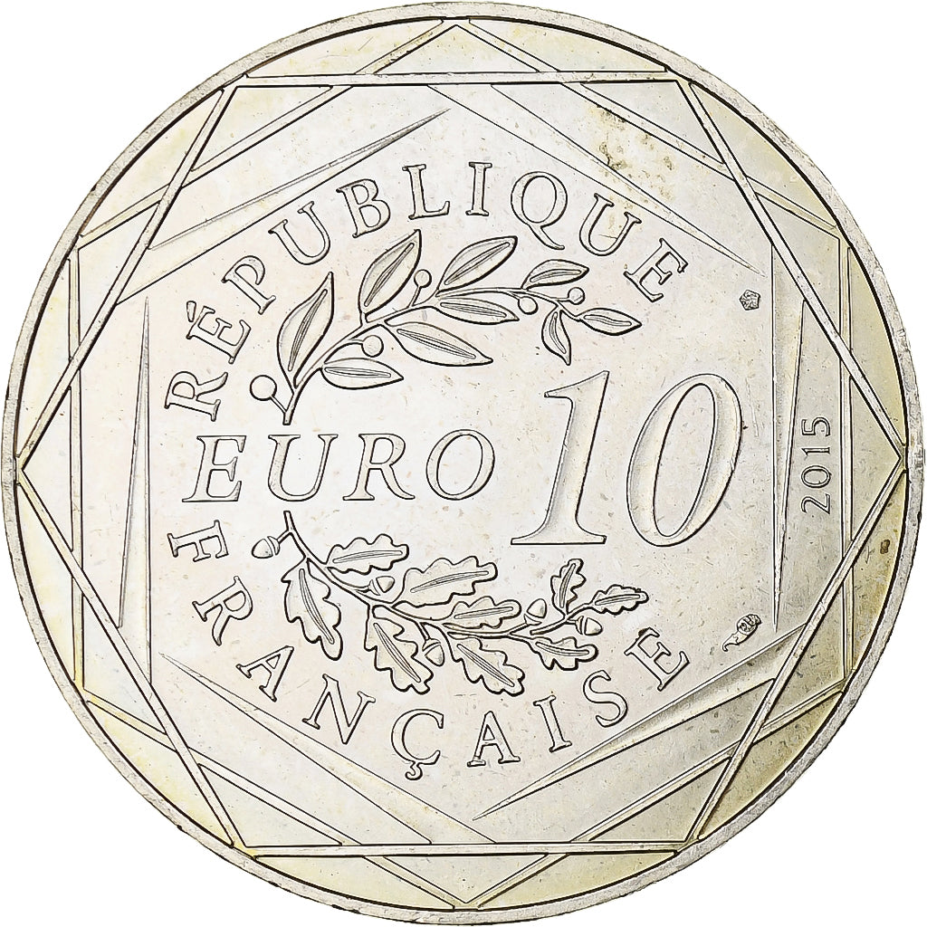 France, 10 Euro, Fraternité Astérix chez les bretons, 2015, Monnaie de Paris